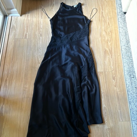 DKNY BLACK MAXI DRESS - Picture 1 of 4